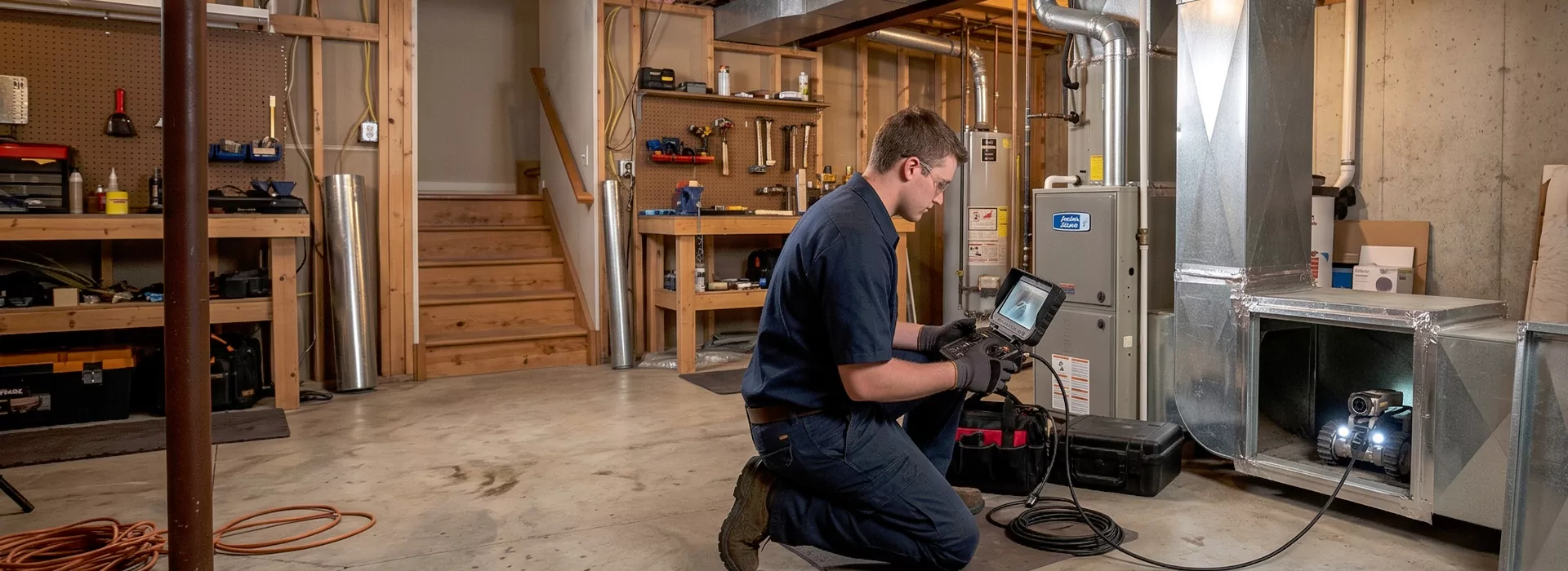 Robotic Duct Inspection Pearland, Texas