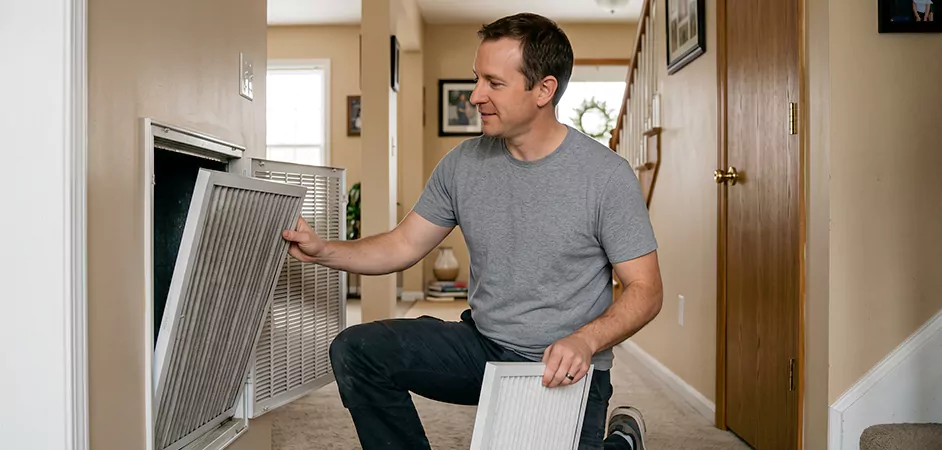 AC Air Filter Replacement in Pearland, TX