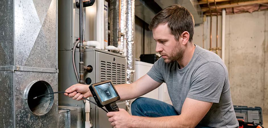 Air Duct Camera Inspection in Pearland, TX