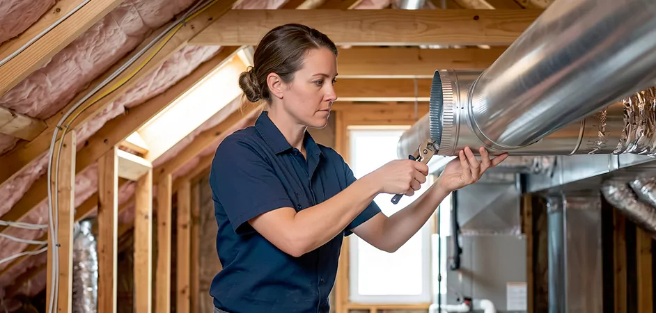 Dryer Vent Replacement in Pearland, TX