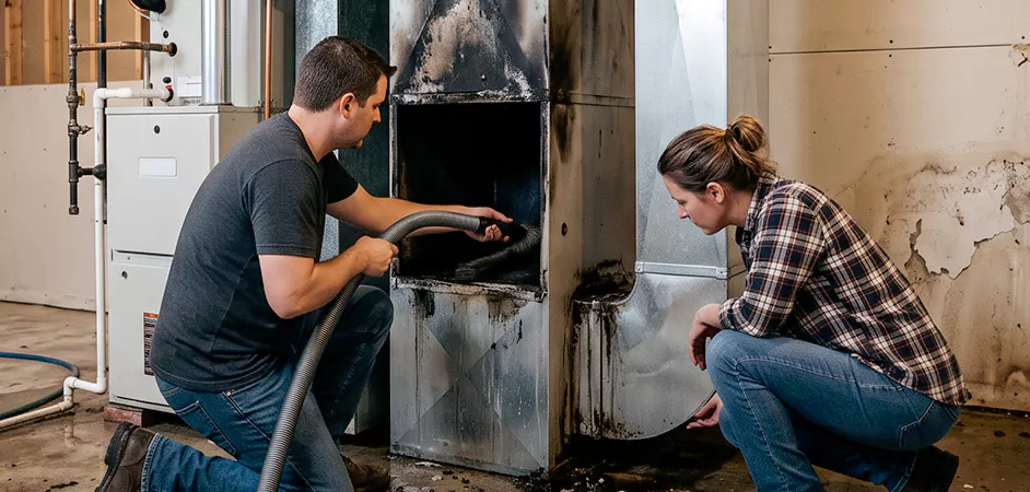 Fire and Flood Duct Restoration in Pearland, TX