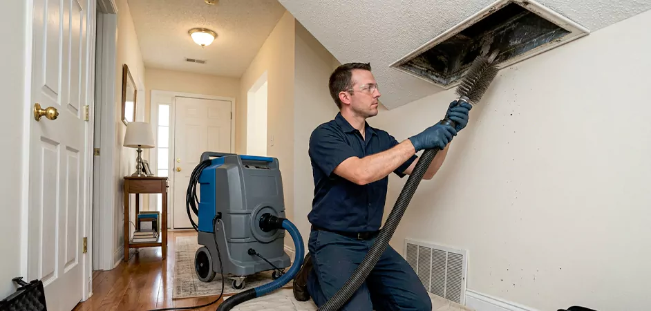 Mold-Affected Duct Deep Cleaning in Pearland