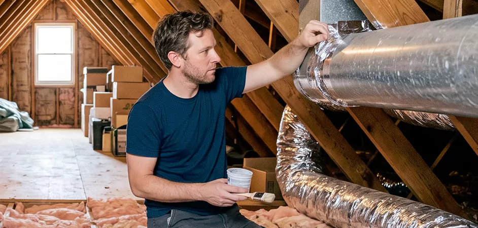 Duct Board Leak Repair in Pearland