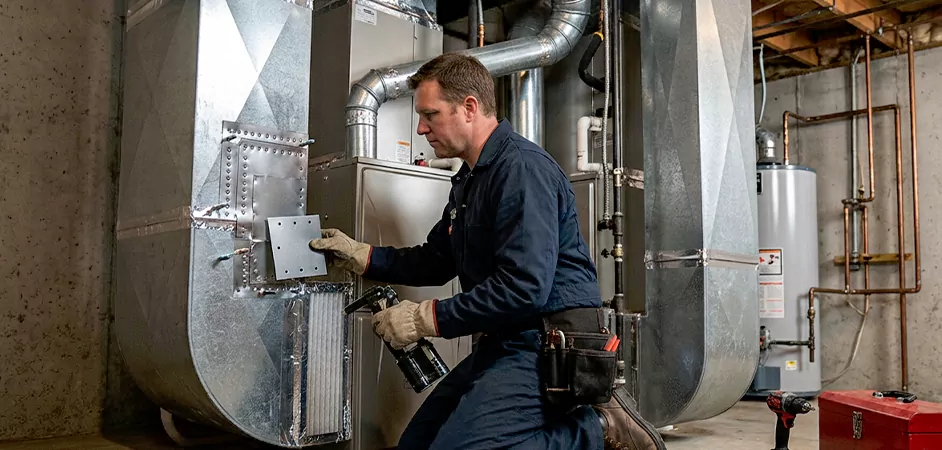 Supply and Return Plenum Repair in Pearland