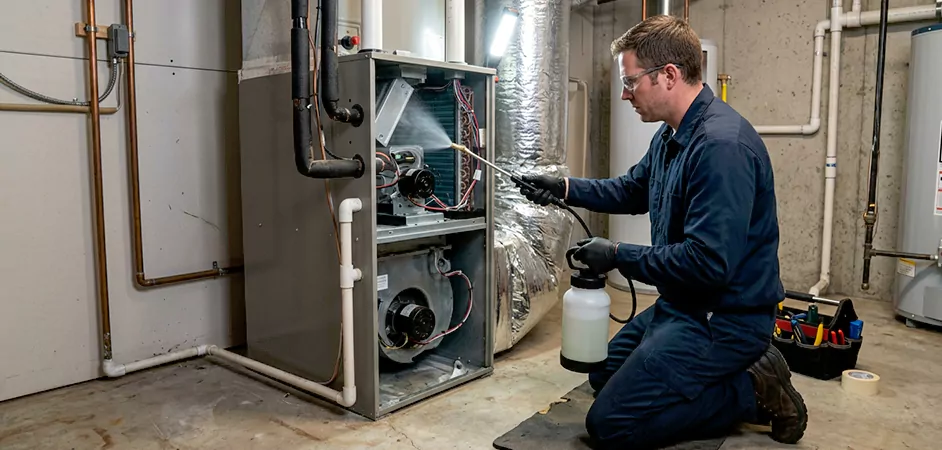 Air Handler Antimicrobial Treatment in Pearland
