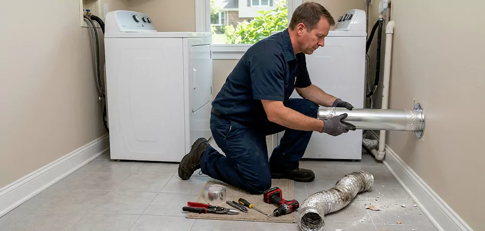 Dryer Vent Replacement in Pearland