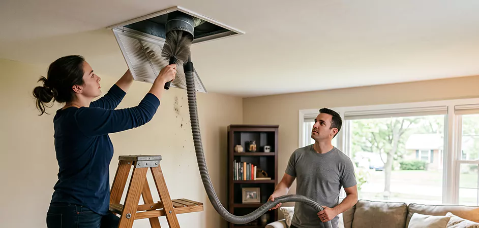 Roof and Wall Exhaust Cap Cleaning in Pearland
