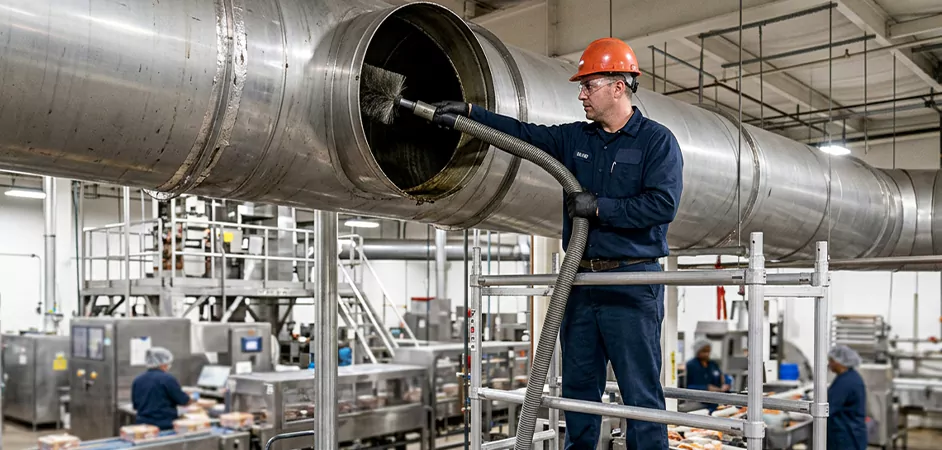 Food Processing Facility Duct Cleaning in Pearland