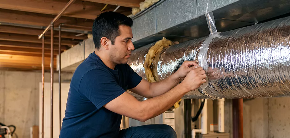 Duct Insulation Upgrade in Pearland